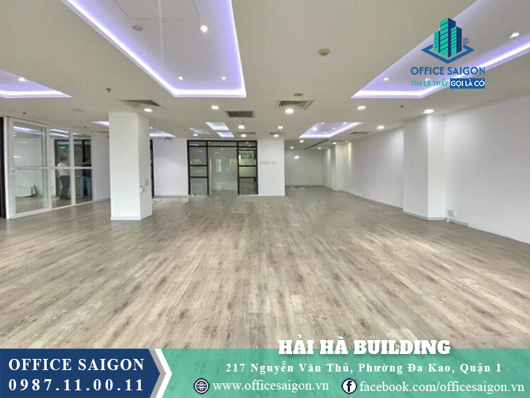 Diện tích 230m2 cho thuê tại lầu 2 cao ốc Hải Hà tower