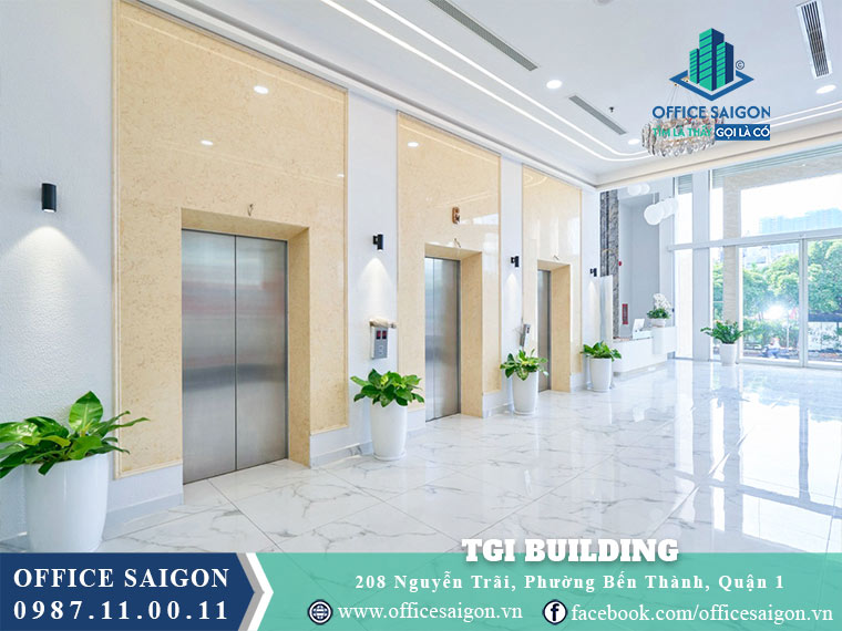 Thang máy toà nhà TGI building Nguyễn Trãi