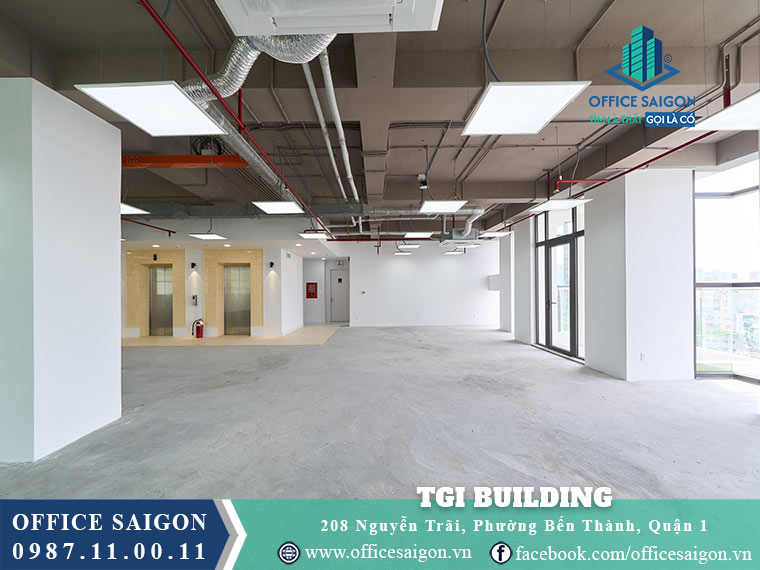 Mặt bằng toà nhà TGI building Nguyễn Trãi