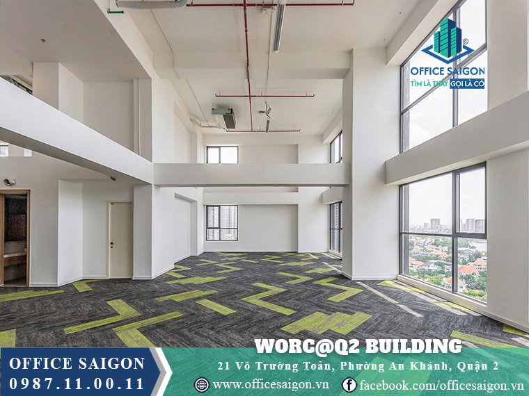 Mặt bằng tòa nhà Worc@Q2 Building Quận 2