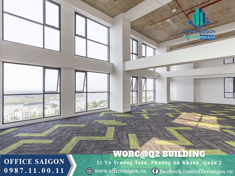 Mặt bằng tòa nhà Worc@Q2 Building Quận 2