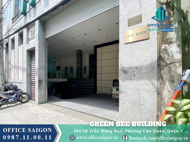 Lối vào Green Bee Building