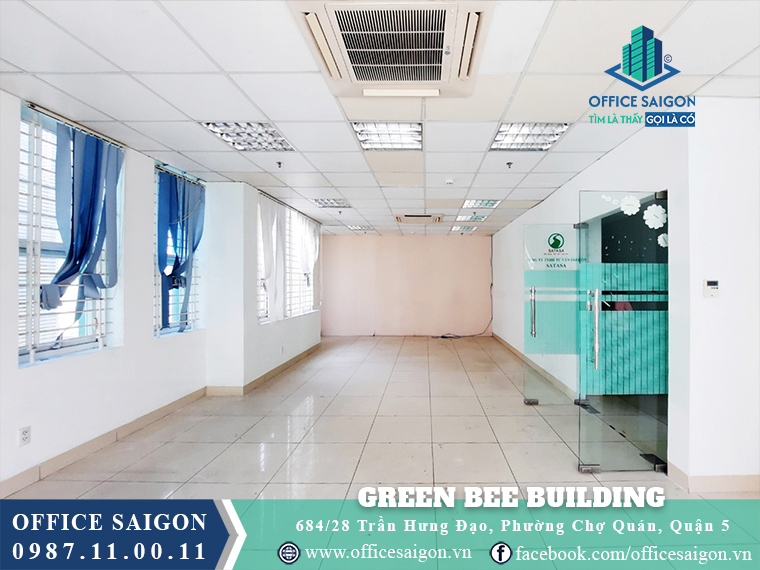Mặt bằng trống tại Green Bee Building