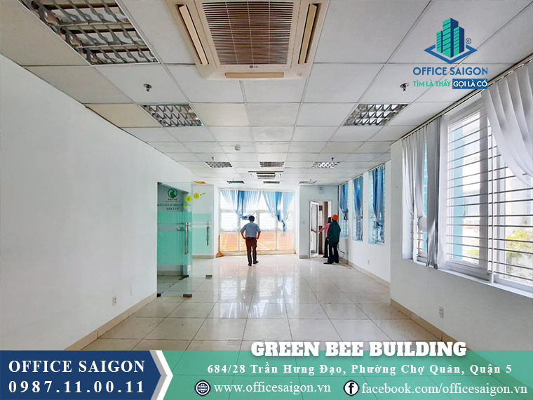 Mặt bằng trống tại Green Bee Building