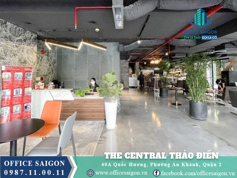 Sảnh lễ tân The Central Thảo Điền Quận 2