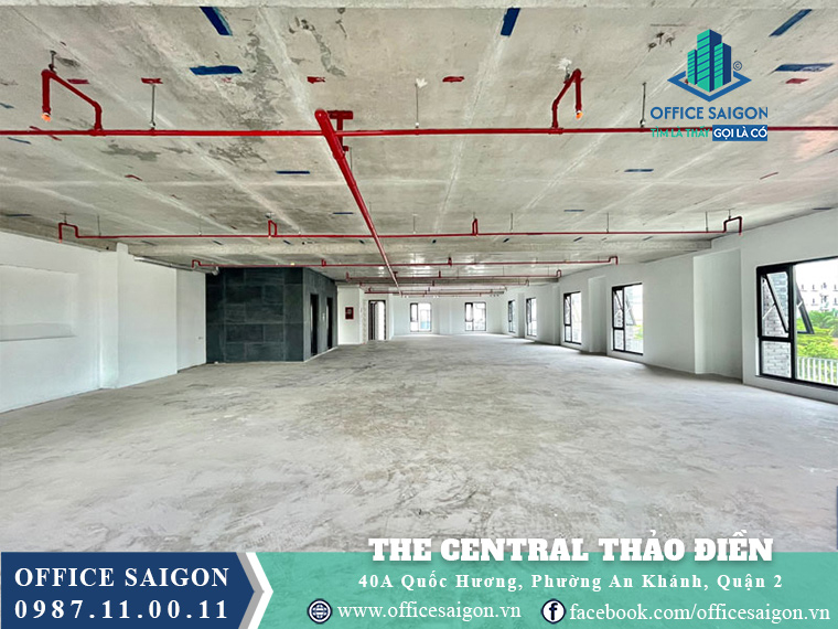 Mặt bằng toà nhà cho thuê The Cental quận 2