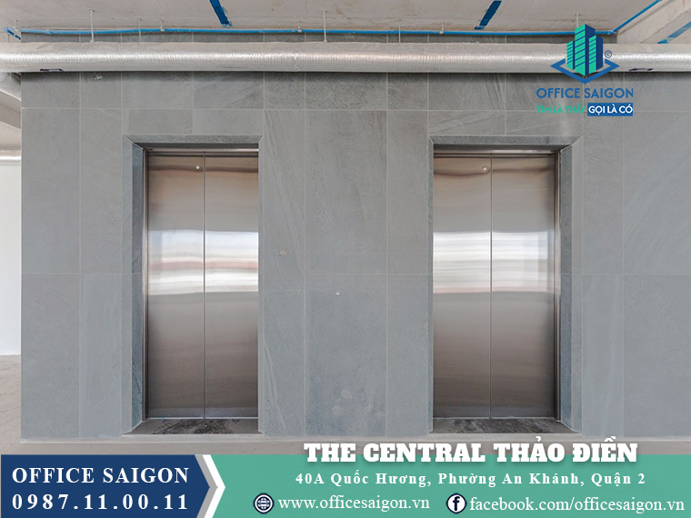 Thang máy tại The Central Thảo Điền Quận 2