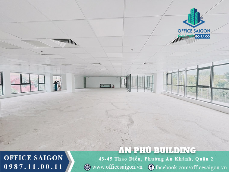 Mặt bằng toà nhà An Phú Building, Thảo Điền Quận 2