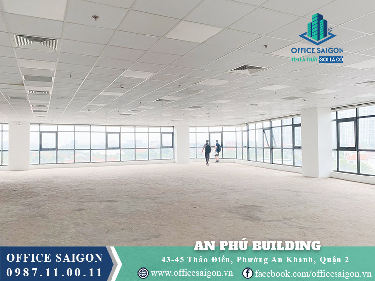 Mặt bằng toà nhà An Phú Building, Thảo Điền Quận 2