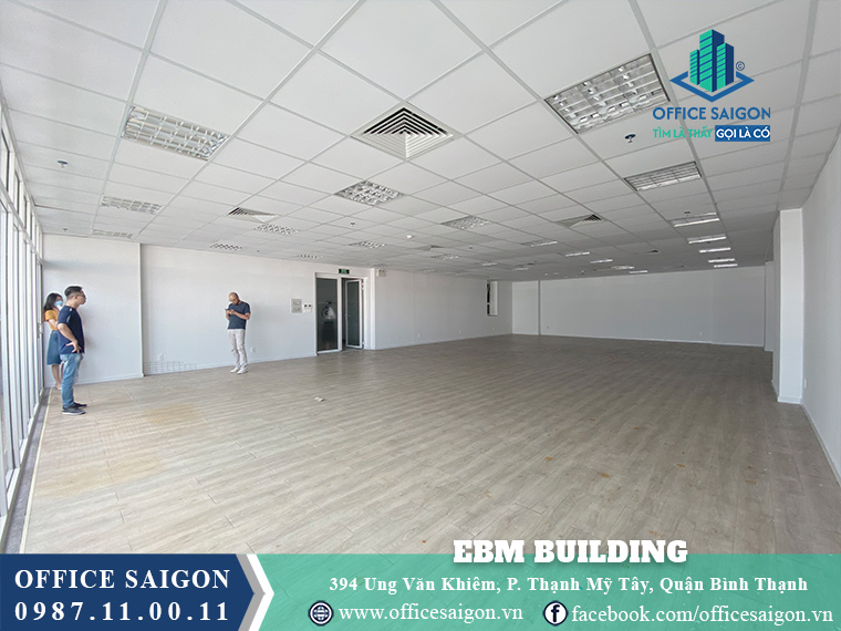 Mặt bằng máy tòa nhà EBM Building Quận Bình Thạnh