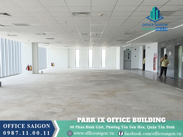 Mặt bằng tòa nhà Park IX Office Building Phan Đình Giót