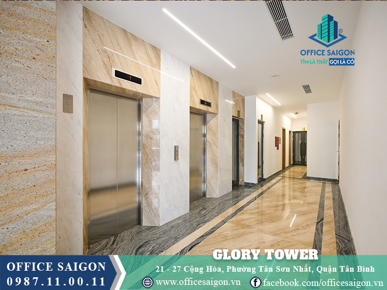 Thang máy toà nhà Glory Tower Cộng Hoà