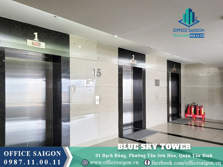 Thang máy tòa nhà Blue Sky Tower Bạch Đằng Quận Tân Bình