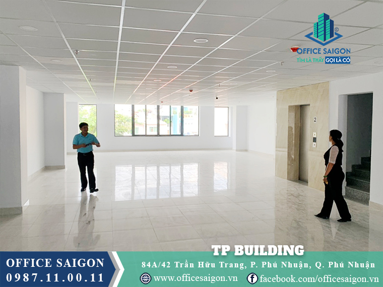 mặt bằng trống tại TP Building