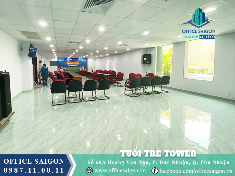 Diện tích trống tại Tuổi Trẻ Tower