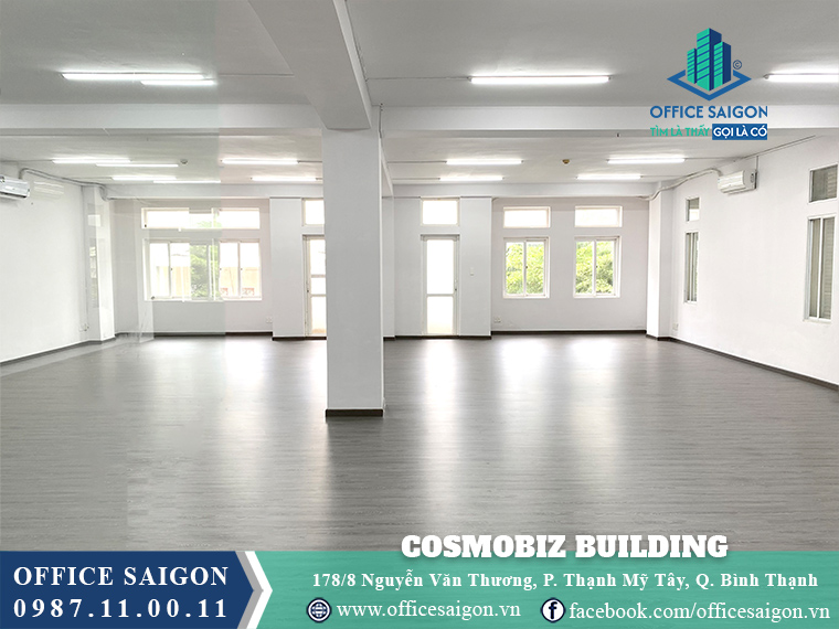 Mặt bằng tòa nhà Cosmobiz Building Nguyễn Văn Thương