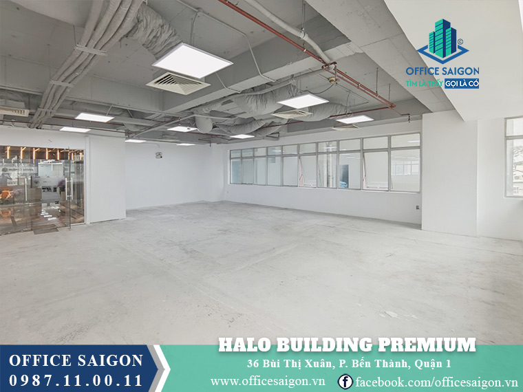 Mặt bằng tòa nhà Halo Building Premium