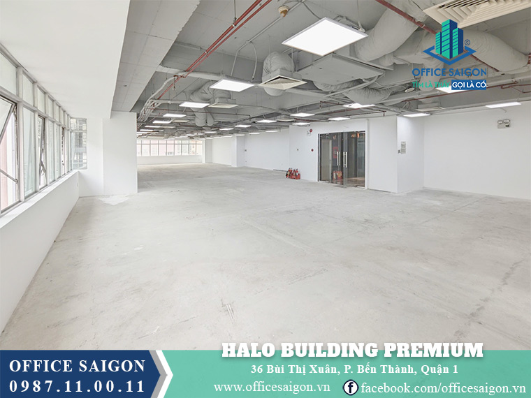 Mặt bằng tòa nhà Halo Building Premium