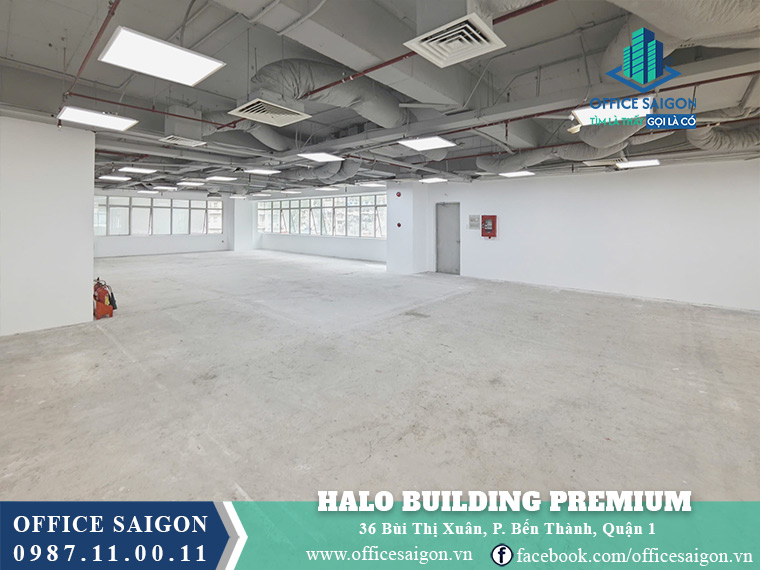 Mặt bằng tòa nhà Halo Building Premium
