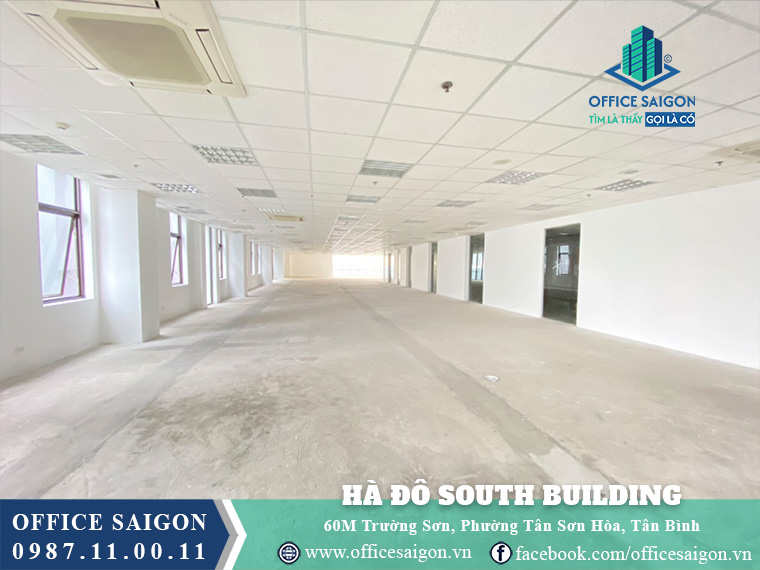 Mặt bằng tòa nhà Hà Đô South Building Trường Sơn
