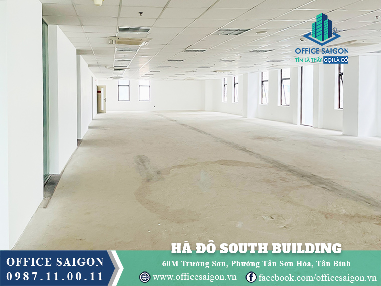 Mặt bằng tòa nhà Hà Đô South Building Trường Sơn