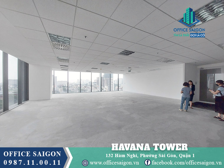Mặt bằng toà nhà Havana Tower Hàm Nghi