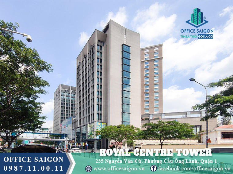 Tòa nhà Royal Centre tower view tổng thể từ phía ngoài