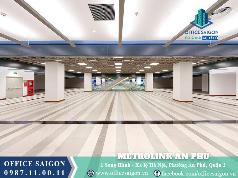 Sàn thương mại cho thuê tại Metrolink An Phú Song Hành