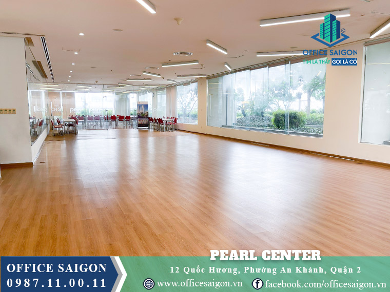Mặt bằng văn phòng tại Pearl Center Quận2