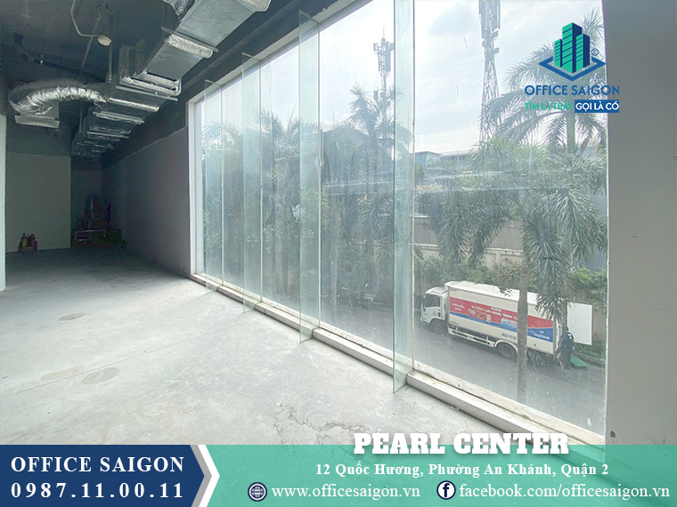 Diện tích cho thuê toà nhà Pearl Center Quốc Hương