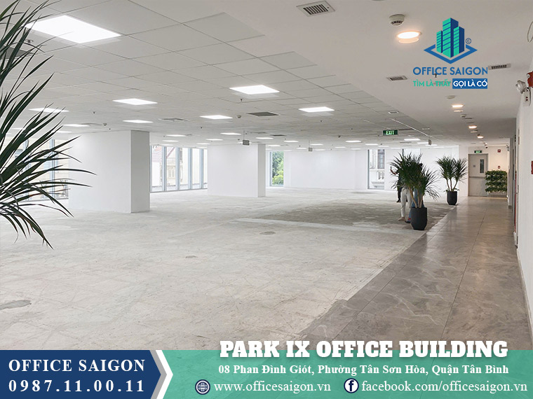 Diện tích cho thuê toà nhà Park IX Office Building
