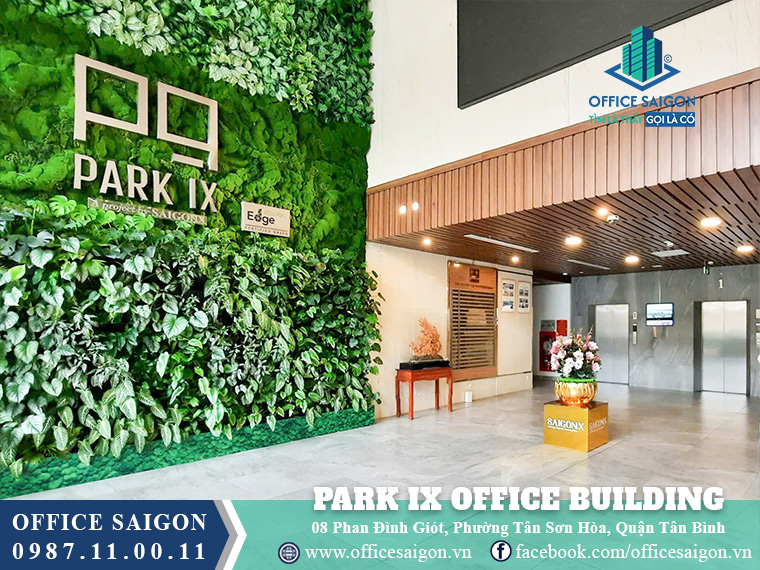 Sảnh lễ tân toà nhà Park IX Office Building