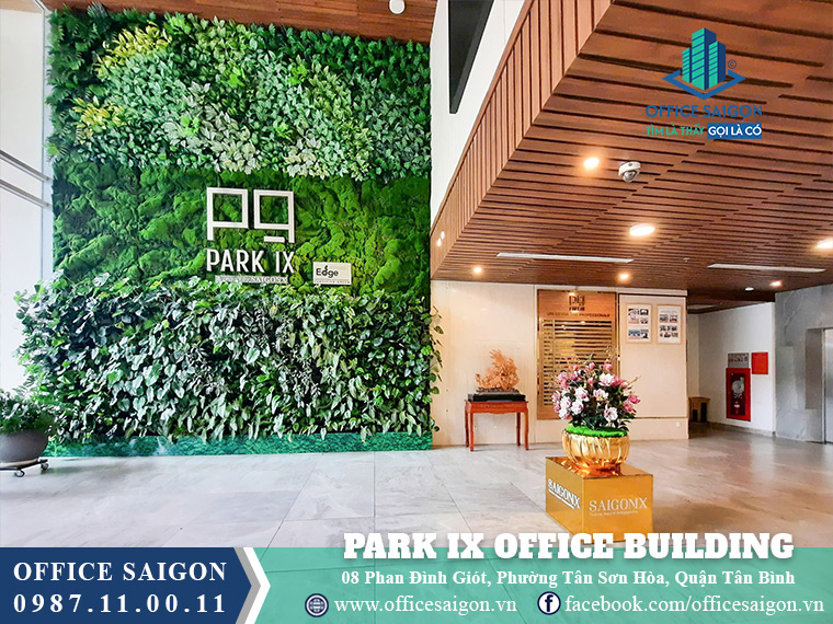 Sảnh lễ tân toà nhà Park IX Office Building