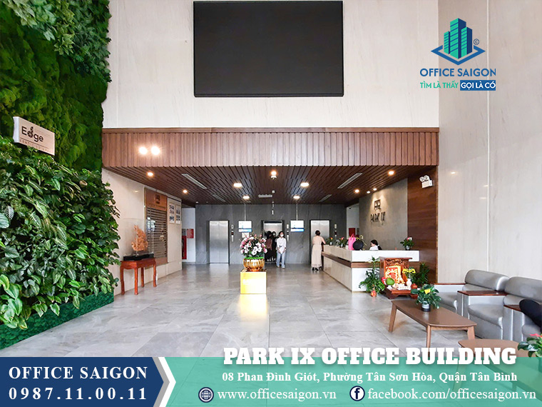 Sảnh lễ tân toà nhà Park IX Office Building