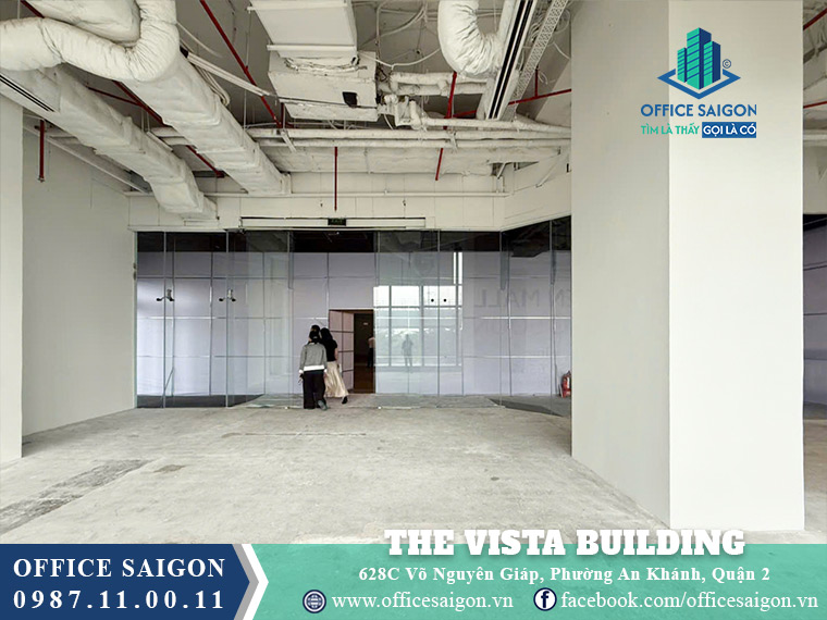 Diện tích cho thuê toà nhà The Vista Building Võ Nguyên Giáp