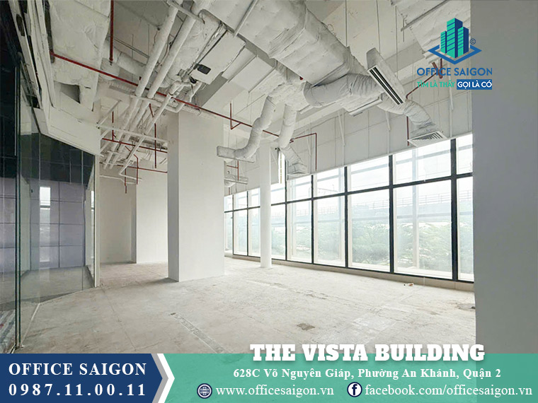 Diện tích cho thuê toà nhà The Vista Building Võ Nguyên Giáp