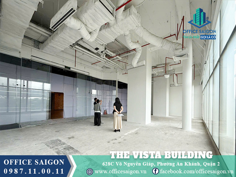 Diện tích cho thuê toà nhà The Vista Building Võ Nguyên Giáp