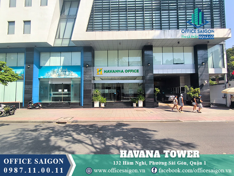 Mặt tiền Havana Tower Hàm Nghi Phường Sài Gòn