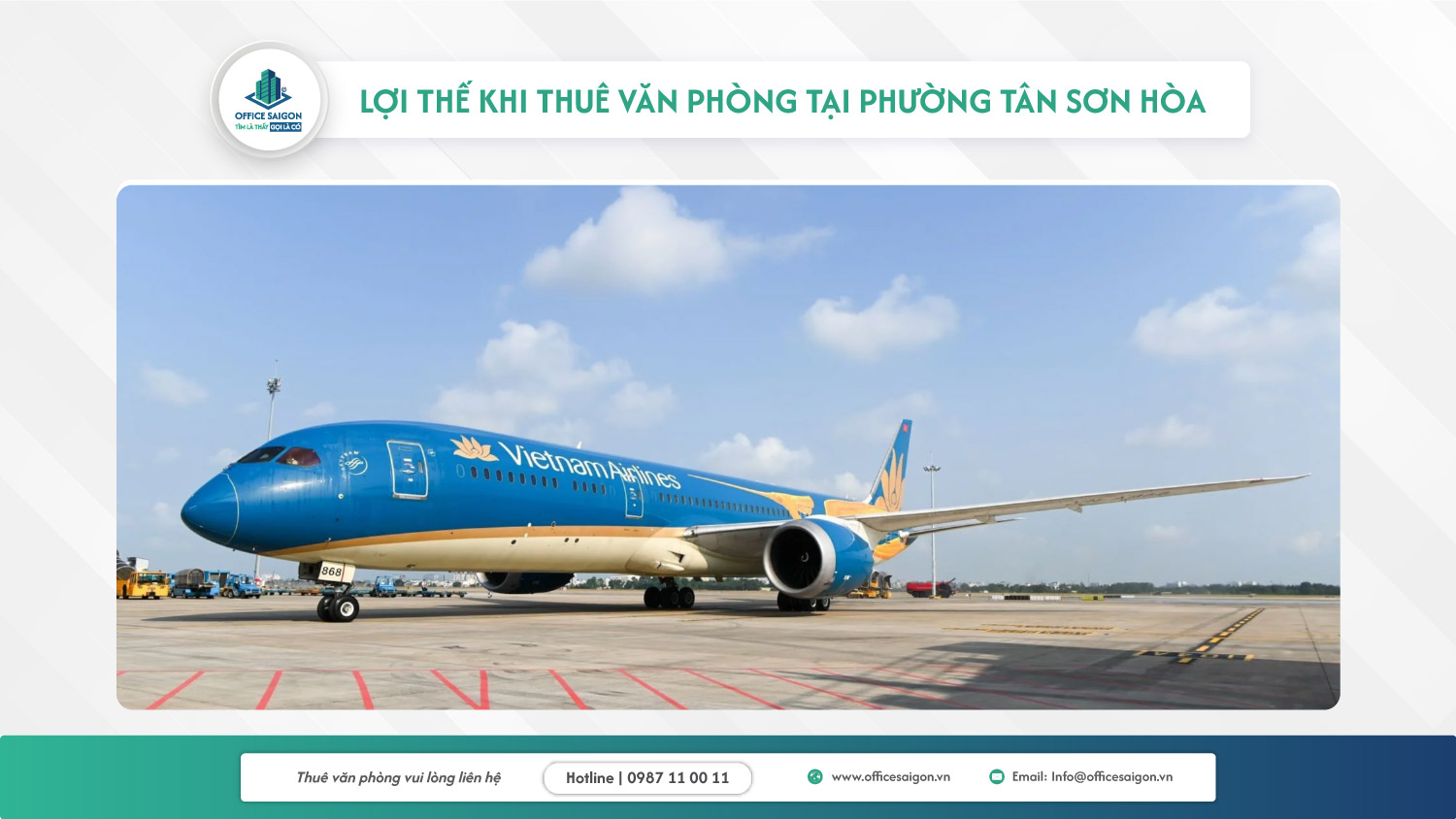 Lợi thế khi thuê văn phòng tại phường Tân Sơn Hòa