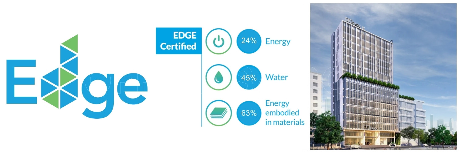 02/2025, Park IX Building đạt chứng nhận Công Trình Xanh EDGE