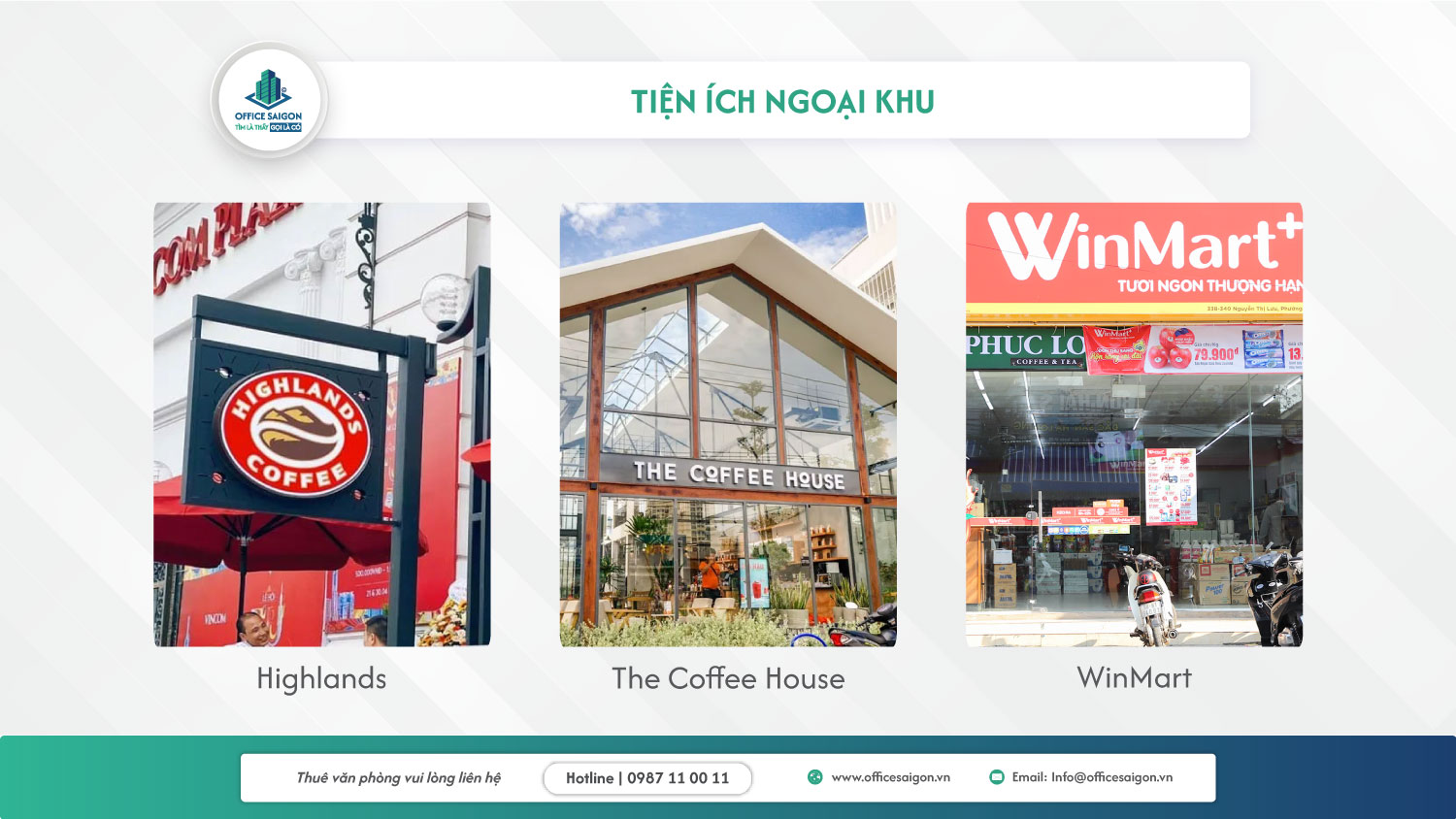 Tiện ích ngoại khu (xung quanh khu vực văn phòng Phường Tân Sơn Hòa)