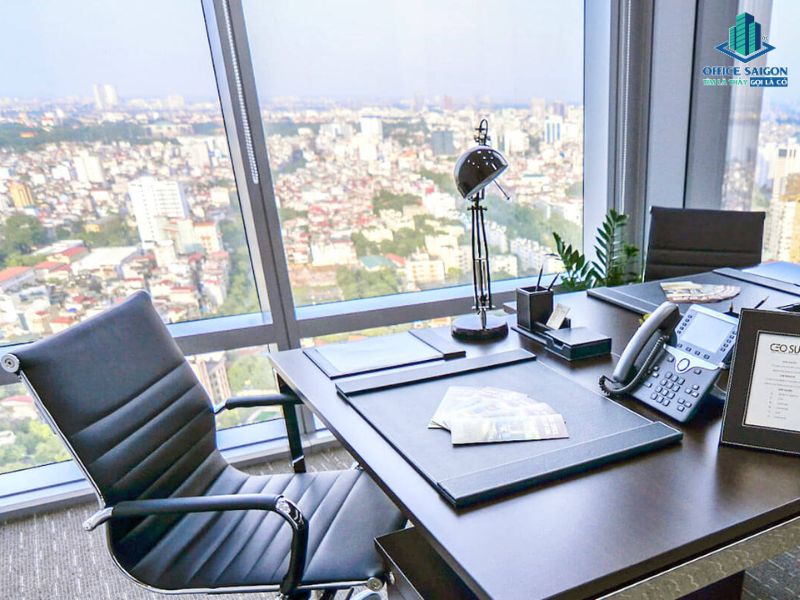 view văn phòng làm việc từ tòa nhà Vietcombank Tower